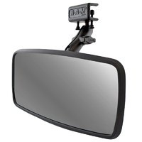 Mirror with Glare Shield Clamp
