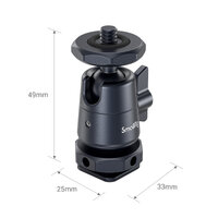 SmallRig Mini Ball Head with Removable Cold Shoe Twin Pack