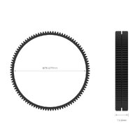 SmallRig (75-77mm) Focus Gear Ring Seamless 