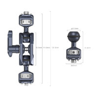 SmallRig Magic Arm with Dual Ball Heads (1/4"-20 Screws and ARRI locating Screw) - 3874