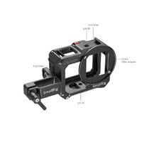 SmallRig GoPro HERO8 Black Vlogging Cage and Mic Adapter Holder CVG2678