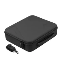 Sunnylife PU Leather DJI Flip Fly More Combo Case with Shoulder Strap - Black