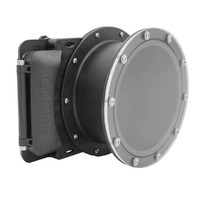 GDOME 80mm Lens Port Extension + Flat Lens Element Combo