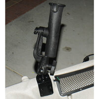 RAM Tube Fishing Rod Holder with Revolution Ratchet and Base