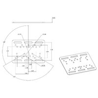 RAM Lift Truck Overhead Guard Base with Ball - C Size