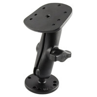 RAM Drill-Down Double Ball Mount for Humminbird Piranha + More