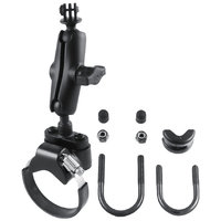 RAM Strap Clamp Roll Bar Mount with 1" Ball & GoPro® Hero Adapter