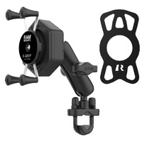 RAM X-Grip Phone Mount with Vibe-Safe & U-Bolt Base - Medium