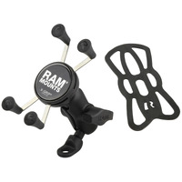 RAM X-Grip Phone Mount with 9mm Angled Bolt Head Adapter