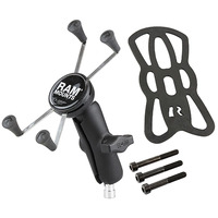 RAM X-Grip Large Phone Mount with Motorcycle Handlebar Clamp Base
