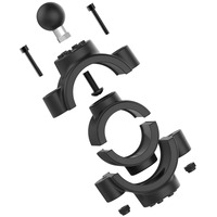 RAM Torque 1 ½" - 2" Diameter Rail Base - B Size Aluminum Ball