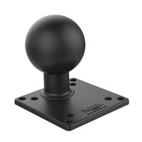 RAM Steel Reinforced 100x100mm VESA Plate with Ball - E Size
