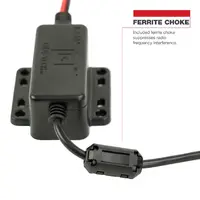GDS Modular 10-30V Hardwire Charger with Male USB Type-C