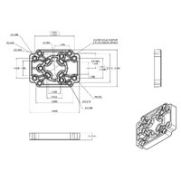 RAM Adapt-To-RAM Hole Pattern Plate Adapter