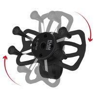 RAM X-Grip Phone Mount with RAM Tough-Strap Handlebar Base