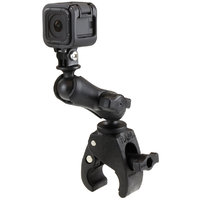 RAM Tough-Claw Double Ball Mount with Universal Action Camera Adapter