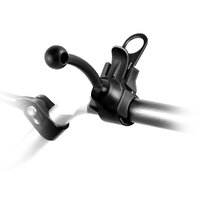 RAM EZ-Strap Rail Mount with Long RAM to Garmin Double Ball Adapter