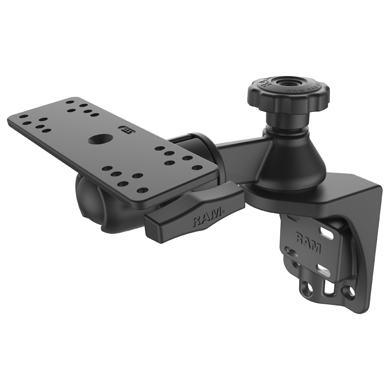 buy RAM Vertical 6" Swing Arm Mount with Swivel Ball & Socket Joint