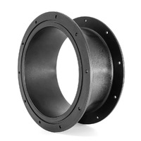 GDOME 80mm Lens Port Extension + Flat Lens Element Combo