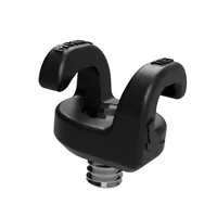 Kondor Blue Mondoties Cable Management Clips (1/4"-20) Black