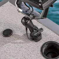 Marine Screw Mount with Cable Manager