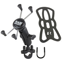 RAM X-Grip Large Phone Mount with Handlebar U-Bolt Base - Medium