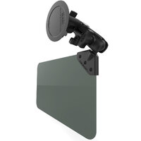 RAM Twist-Lock Suction Cup Mount with Swivel Socket Arm & Sun Visor