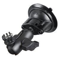 RAM Twist-Lock Suction Cup Mount with Universal Action Camera Adapter - Short Arm