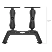 RAM Fishfinder Deck Kit with Dual Marine Electronic Mount