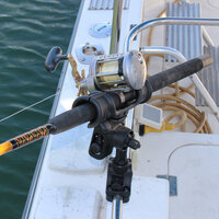 RAM Light-Speed Fishing Rod Holder with Rail Base