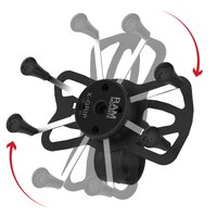 RAM X-Grip Large Phone Mount with RAM Tough-Strap Handlebar Base