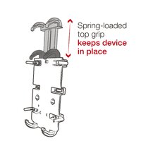 RAM Quick-Grip Phone Mount with RAM Tough-Strap Handlebar Base