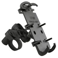 RAM Quick-Grip XL Phone Mount with RAM Tough-Strap Handlebar Base