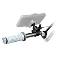 RAM EZ-Strap Rail Mount with Short RAM to Garmin Double Ball Adapter