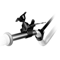 RAM EZ-Strap Rail Mount with Double Ball and Diamond Base Adapter