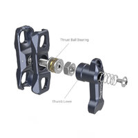 SmallRig Magic Arm with Dual Ball Heads (1/4"-20 Screws and ARRI locating Screw) - 3874