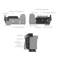 SmallRig Half Cage for Sony Alpha 6700 / 6600 / 6500 / 6400