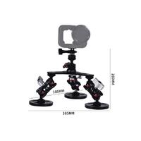Flexible CNC Triple Magnet Vehicle Mount for Action Cameras