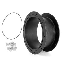 GDOME 80mm Lens Port Extension + Flat Lens Element Combo