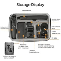 Sunnylife DJI Osmo Action 6 Adventure Combo Carrying Case (Black)