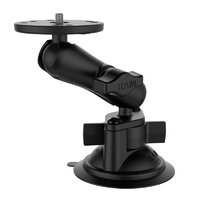 RAM Twist-Lock Suction Cup Mount with Round Plate & 1/4"-20 Stud
