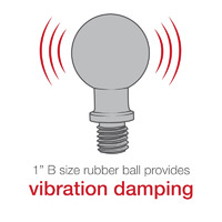 RAM Ball Adapter with M10-1.25 Threaded Post