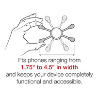 RAM X-Grip Large Phone Mount with Motorcycle Handlebar Clamp Base