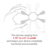 RAM X-Grip Large Phone Mount with Torque Large Rail Base - Short Arm