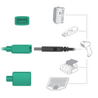 GDS Power + Single USB-A Dock Cup for IntelliSkin Next Gen Tablets