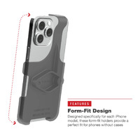 RAM Form-Fit Holder for Apple iPhone 13, 13 Pro, 14, 14 Pro & 15