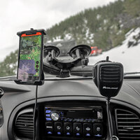 RAM Twist-Lock Triple Suction Cup Double Ball Base