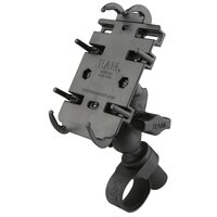 RAM Quick-Grip Phone Mount with RAM Tough-Strap Handlebar Base