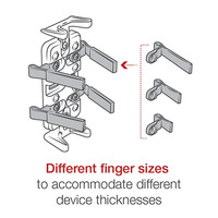 RAM Finger-Grip Universal Holder with Composite Double Socket Arm