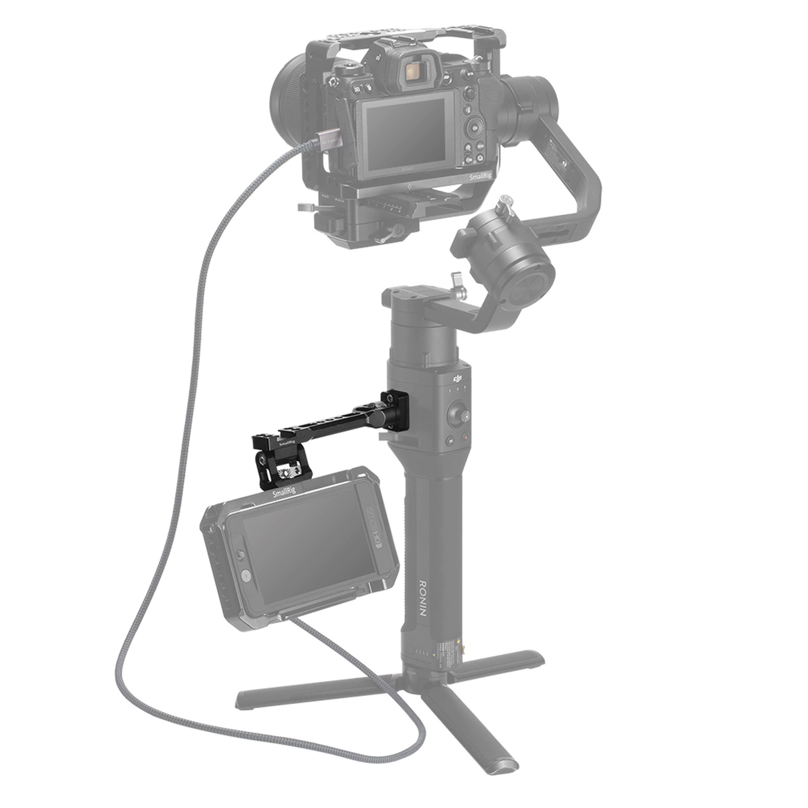 SmallRig Adjustable Monitor Mount for DJI RoninS/RoninSC/Zhiyun Crane